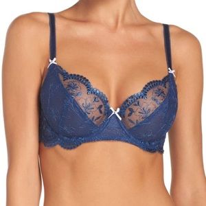 Adore Me Underwire Balconette Beth Laced Bra